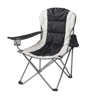 Silla Playa Plegable, Acero y Poliéster, Respaldo Acolchado, con Funda, 90x56x105 cm, Color Aleatorio