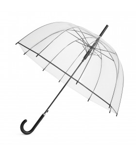 Paraguas Plegable Transparente, Automático, Ø85 cm, Estructura de Acero, Resistente al Viento