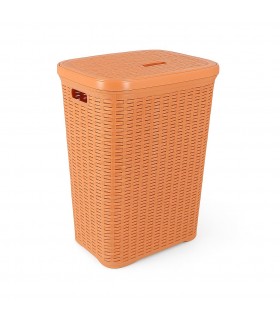 Cesto Ropa con Tapa, 60L, 34 x 43 x 63 cm