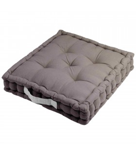 Cojines Silla, Algodón Acolchado, con Asa Resistente, 45x45x10 cm, para Asiento en el Suelo, Sillas o Palets