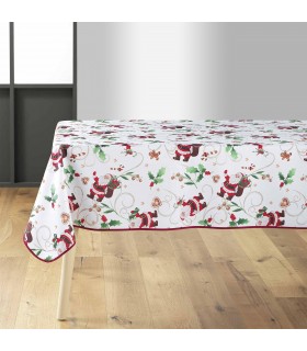 Manteles de Mesa, Estampado de Navidad, Poliéster, Diseño Clásico