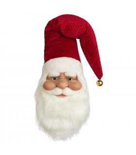 Papá Noel | Figura Colgante Ultrarealista | Medidas 47x75x14 cm | Colores Navideños | Decoracion Navidad