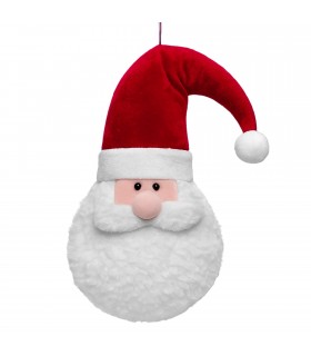 Papá Noel Colgante, 75 cm, Algodón y Poliéster, Decoracion Navidad