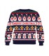 Jersey Navideño, 100% Poliéster, Estampado Navideño, Cuello Redondo, Manga Larga
