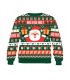 Jersey Navideño Niño, 100% Poliéster, Estampado Navideño, Cuello Redondo, Manga Larga