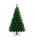 Arbol de Navidad Mugo, PVC y PE, Súper Verde, Soporte de Metal, Aspecto Realista