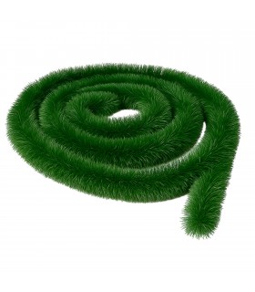 Guirnalda Navidad, Ramas de Pino Artificial, PE, ABS y PVC, Verde Clásico, 10 m de Longitud x 80 mm de Ancho