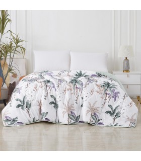 Edredón Nórdico Reversible, Estampado Bicolor, 100% Relleno de Fibra Siliconada, Microfibra 300g/m2