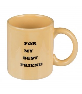 Taza Pene For my Best Friend, Cerámica, Beige, 9.4x12.6x9.8 cm