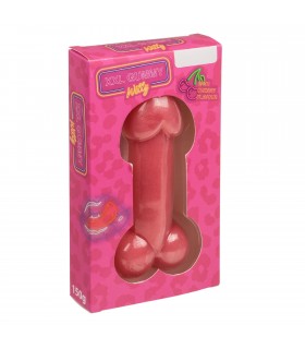 Gominola Willy XXL Forma de Pene, Rosa, Sabor a Cereza, 150 g