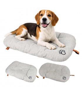 Cama Perro, Reversible, Poliéster, Base Antideslizante, Razas Medianas y Pequeñas