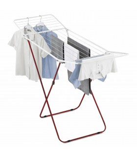 Tendedero de Ropa, Plegable, Estructura Metálica Ligera, Carga 20 Kg, 180x50x100 cm