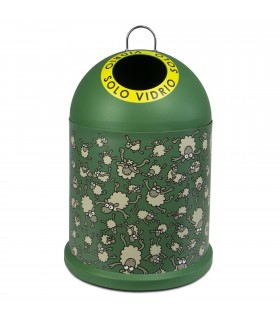 Cubo de Basura para Reciclaje de Vidrio Original Ovejas