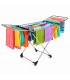 Tendedero Plegable de Aluminio con Ruedas, 20m, hasta 15 kg, Compacto y Resistente