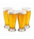 Pack 4 Copas de Vino o Vasos de Cerveza,  Acrílico Transparente, Reutilizables