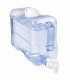 Dispensador de Bebidas con Grifo 5.68L, Transparente con Asa, 34x12x22 cm