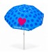 Sombrilla Playa Agatha Ruiz de la Prada, UPF40, Mástil de Acero Regulable e Inclinable, Tela Impermeable