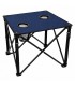 Mesa Plegable de Camping con Posavasos Doble, Tela Oxford 600D Impermeable, Patas Antideslizantes, Máx. 100kg