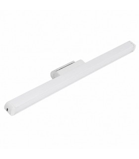 Barra de Luz LED Recargable USB, Base Magnética con Adhesivo, ABS, Blanco, 38x5.3x3.3 cm