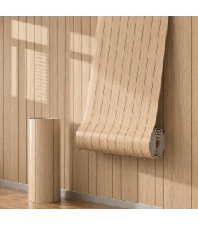 Panel Decorativo Autoadhesivo Imitación Madera, 60x280 cm, 2,5 mm, Impermeable