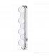 Lámpara LED Inalámbrica para Espejo con 4 Luces y Ventosas, Blanco, 5.7x30,5x7 cm, PP y ABS