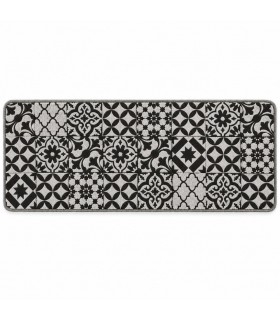 Alfombra de Cocina, Diseño Estampado, 100% Poliéster, Absorbente, Base Antideslizante