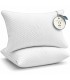 Pack 2 Uds. Almohada Viscoelastica, 100% Poliéster, Relleno de Microfibra, Lavables a Máquina