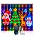 Cortina LED RGB Inteligente de 256 LED, 160x160 cm, 16 Tiras, App y Mando, USB, Sincronización con Música y Efectos DIY