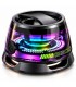 Altavoz Inalámbrico Magnético, Bluetooth, Emparejamiento Dos Altavoces, Luz RGB, Modelo G200 Portátil