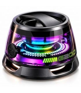 Altavoz Inalámbrico Magnético, Bluetooth, Emparejamiento Dos Altavoces, Luz RGB, Modelo G200 Portátil