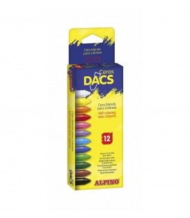 CERAS BLANDAS 12 COLORES DACS